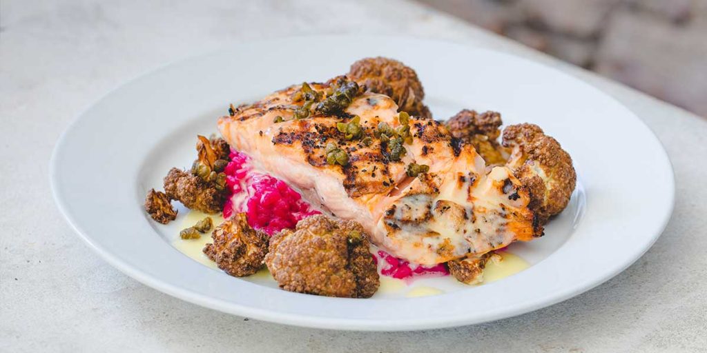 salmon at savant st croix restaurant